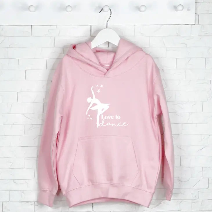 Love To Dance Kids Hoodie