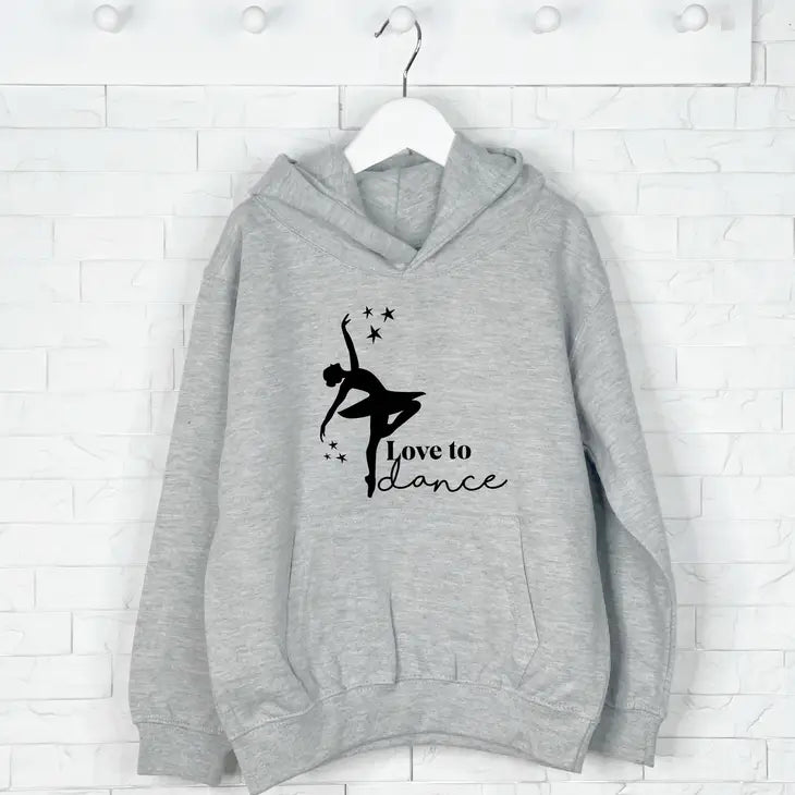Love To Dance Kids Hoodie