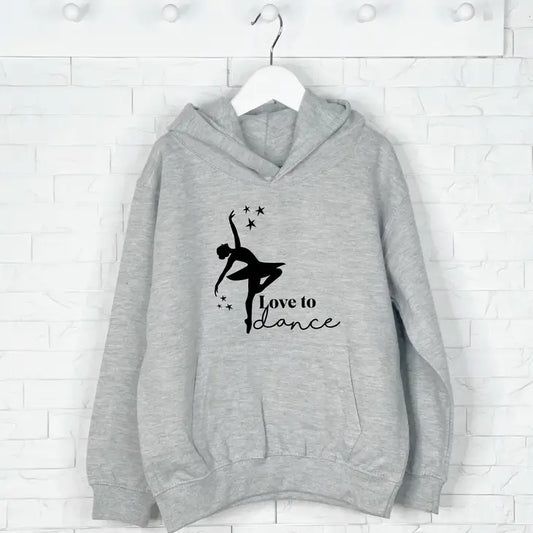 Love To Dance Kids Hoodie