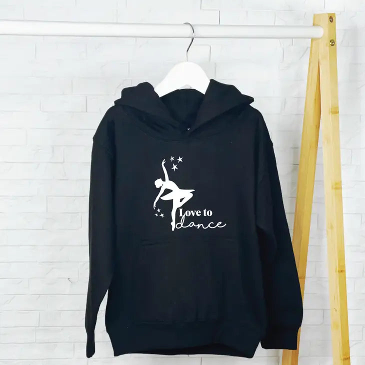 Love To Dance Kids Hoodie