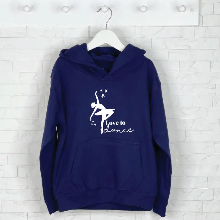 Love To Dance Kids Hoodie